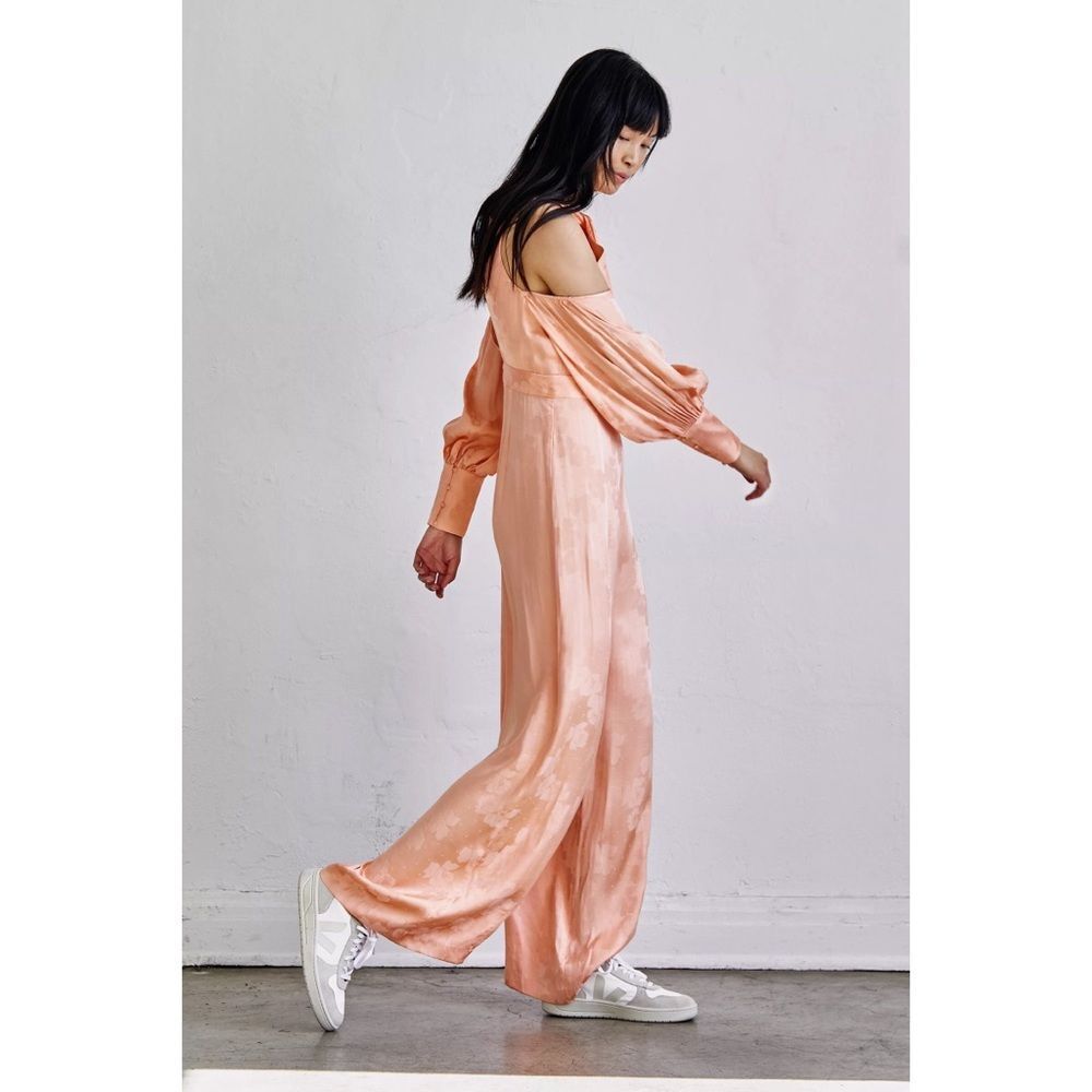Free People x alice McCall Memory Lane Halter Cold Shoulder Jumpsuit $450 - Picture 3 of 9